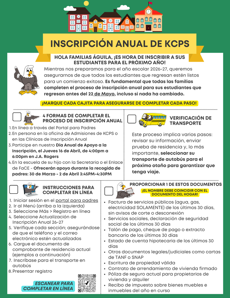 KCPS Annual Enrollment Information