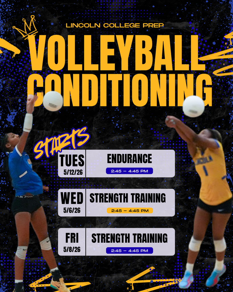blue and black background with yellow accent lettering about upcoming conditioning