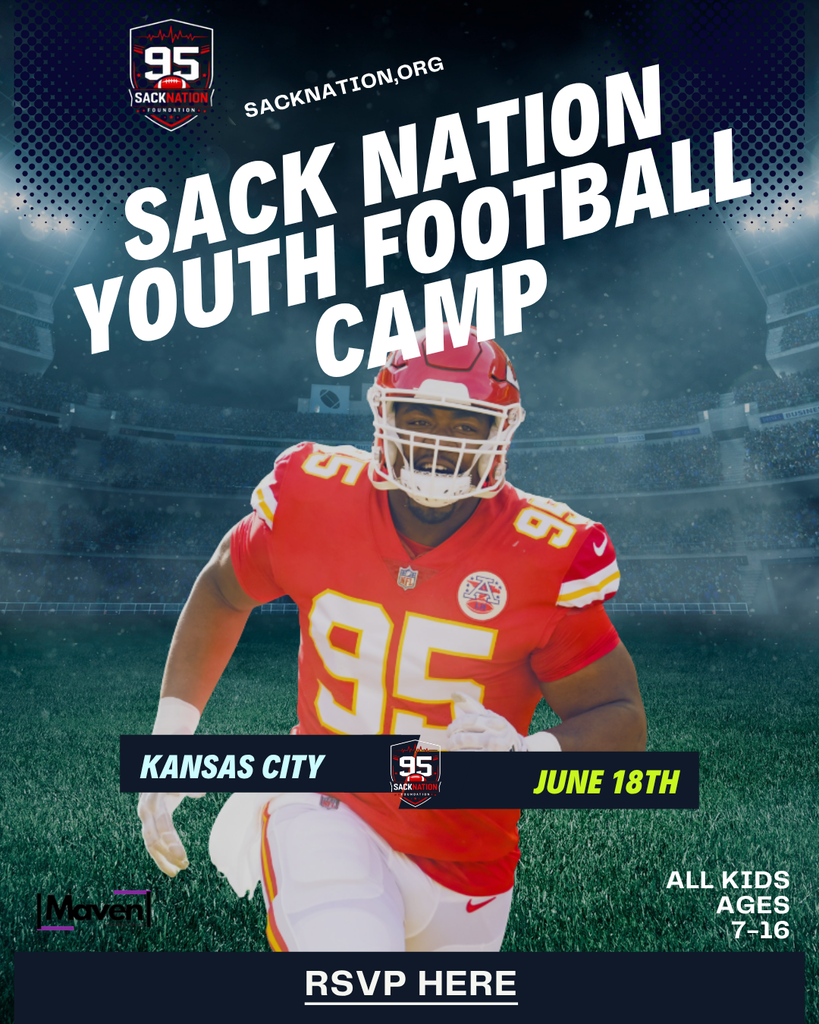 Chiefs Player Chris Jones football camp