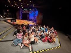 Garcia students enjoying a field trip to the Coterie Theatre to see "Pete the Cat"