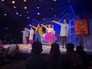 Garcia students enjoying a field trip to the Coterie Theatre to see "Pete the Cat"