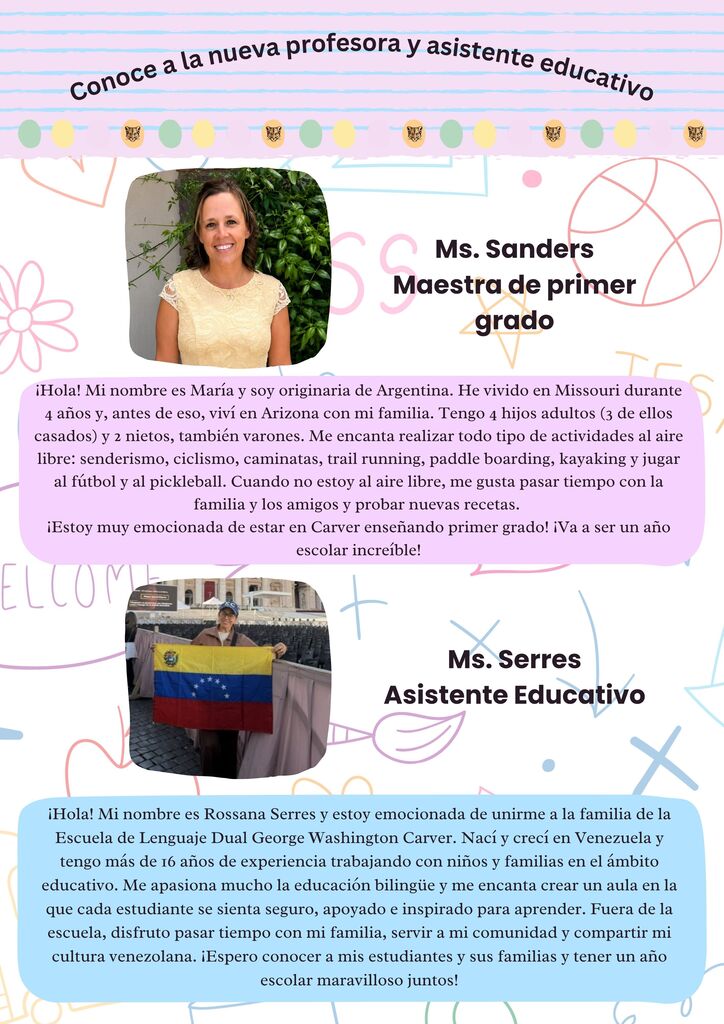 New Carver Staff - Spanish