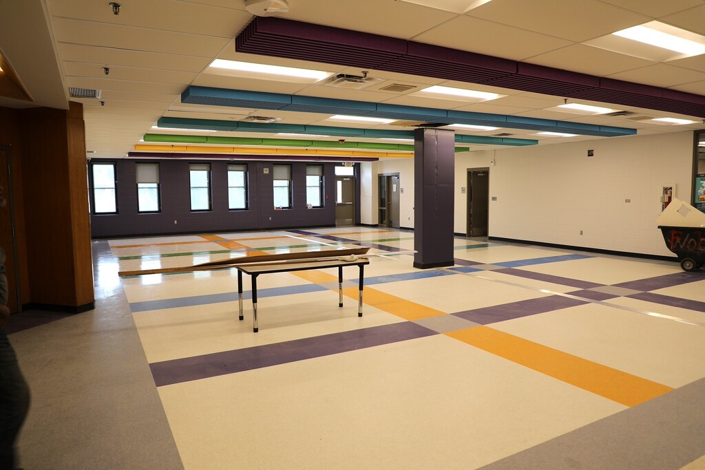A look at an empty cafeteria