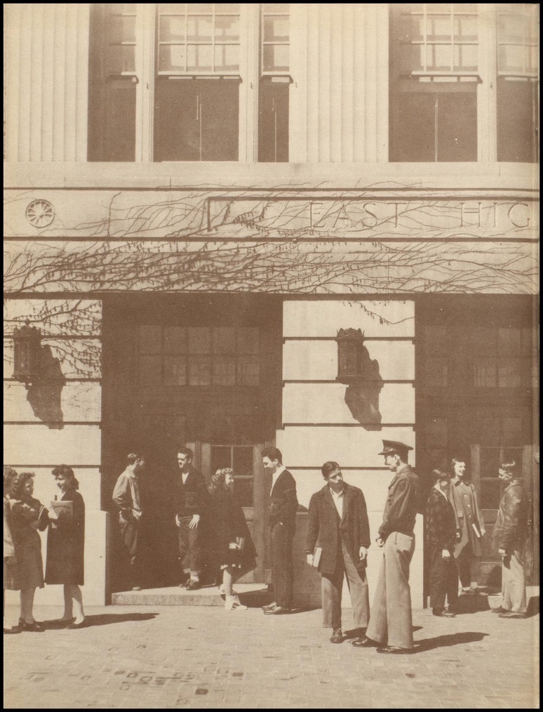 historic photo of east high school