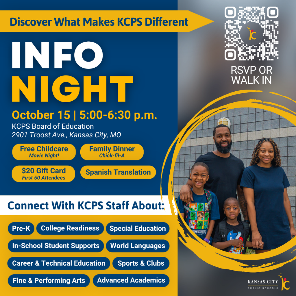 infographic with details on info night. all information available in content caption