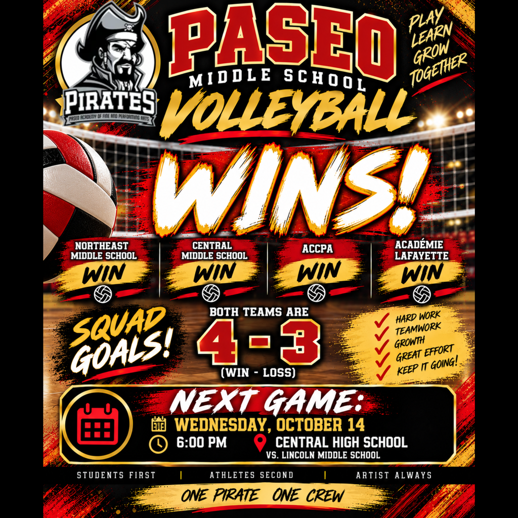 Paseo Middle School Volleyball