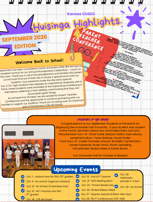Sept. Huisinga highlights