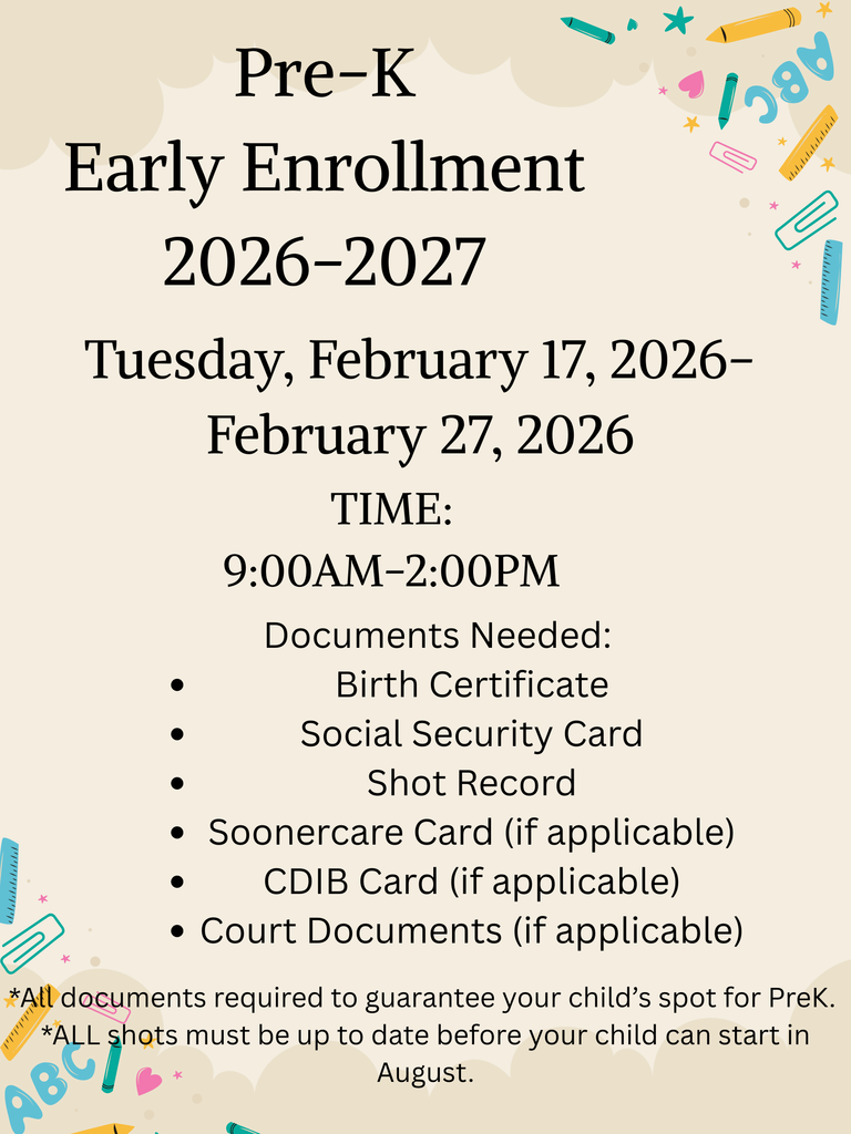 Prek Early Enrollment 