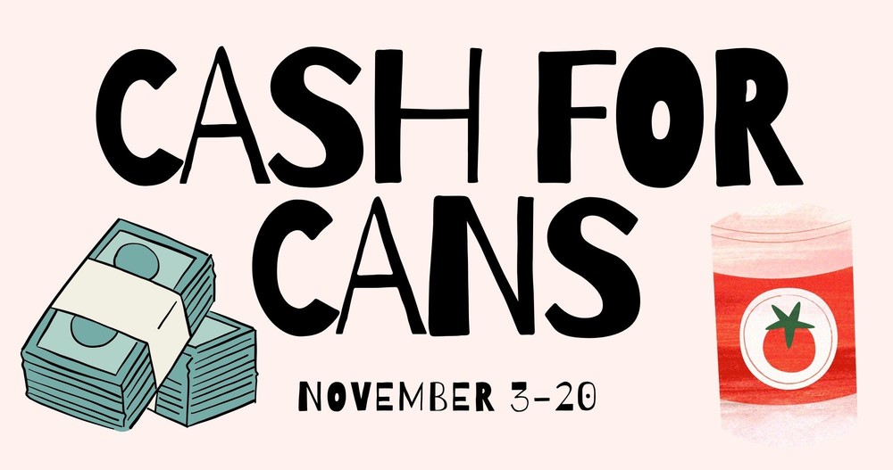 Cash for Cans Drive