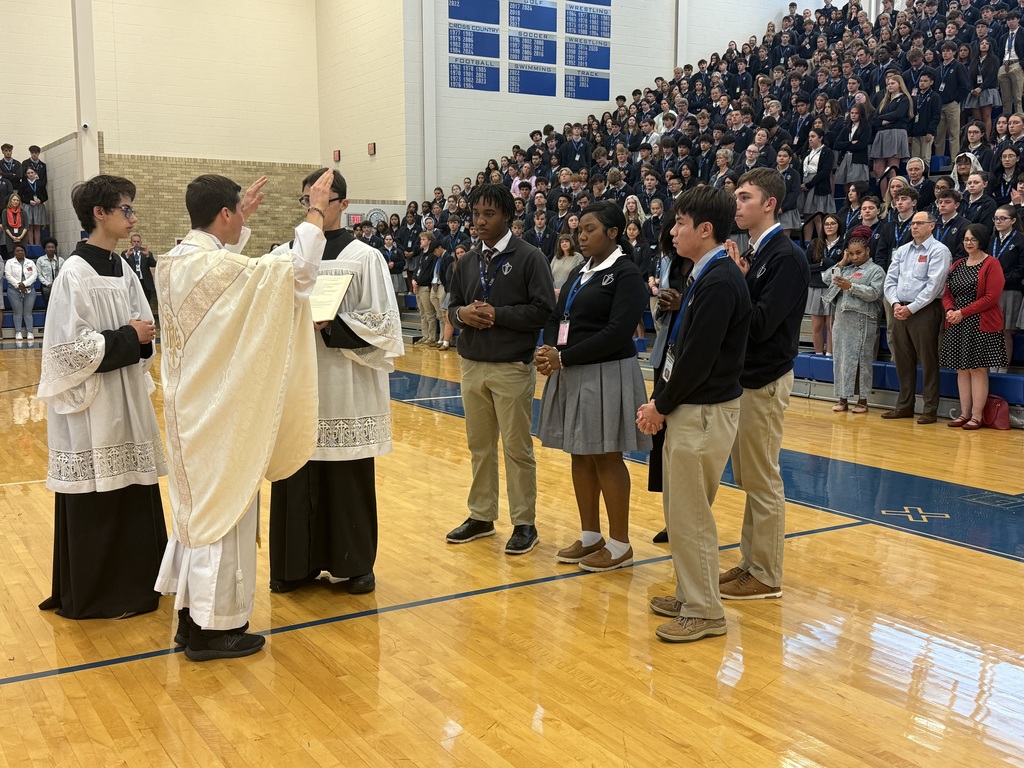 Students Receiving Sacraments