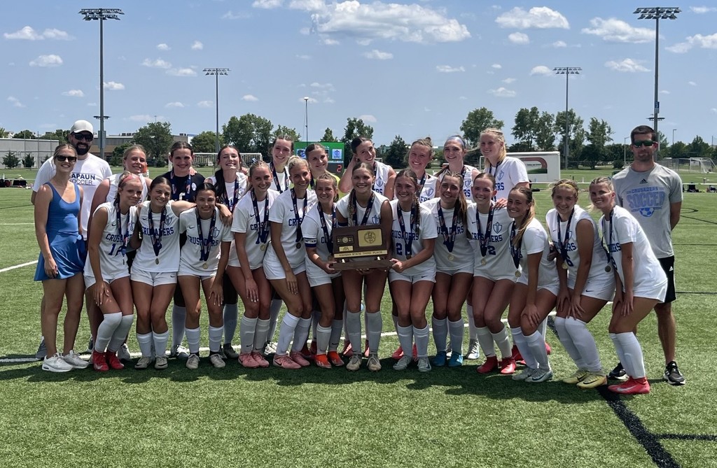 Girls Soccer Team, Third at State