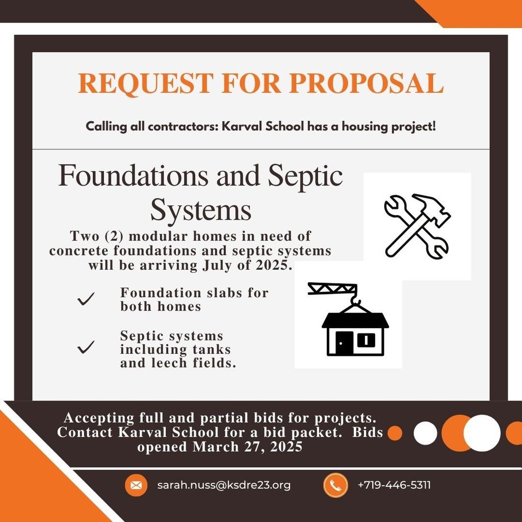 Brown and orange RFQ information