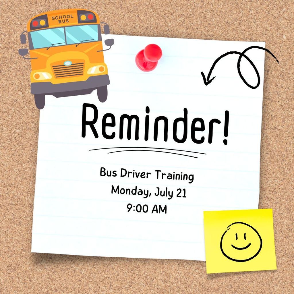 Post it note reminder on a corkboard