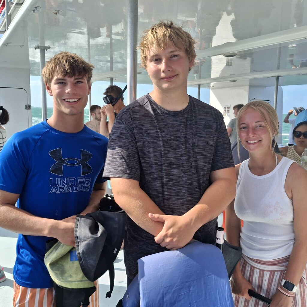 Getting ready to go snorkeling!