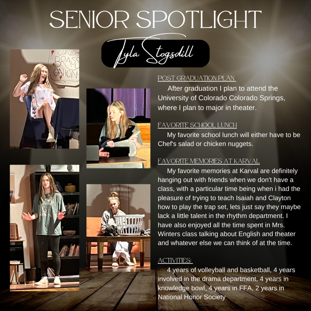 Senior Spotlight - Tyla