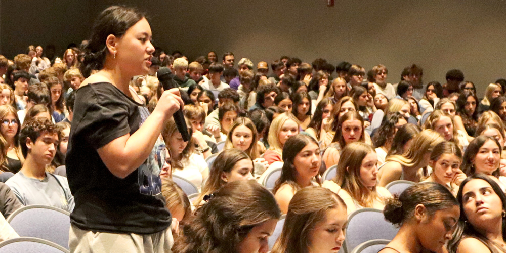 Students speaking
