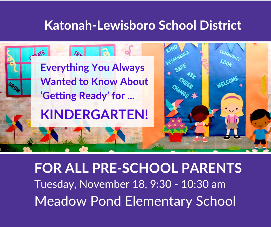 Getting ready for kindergarten