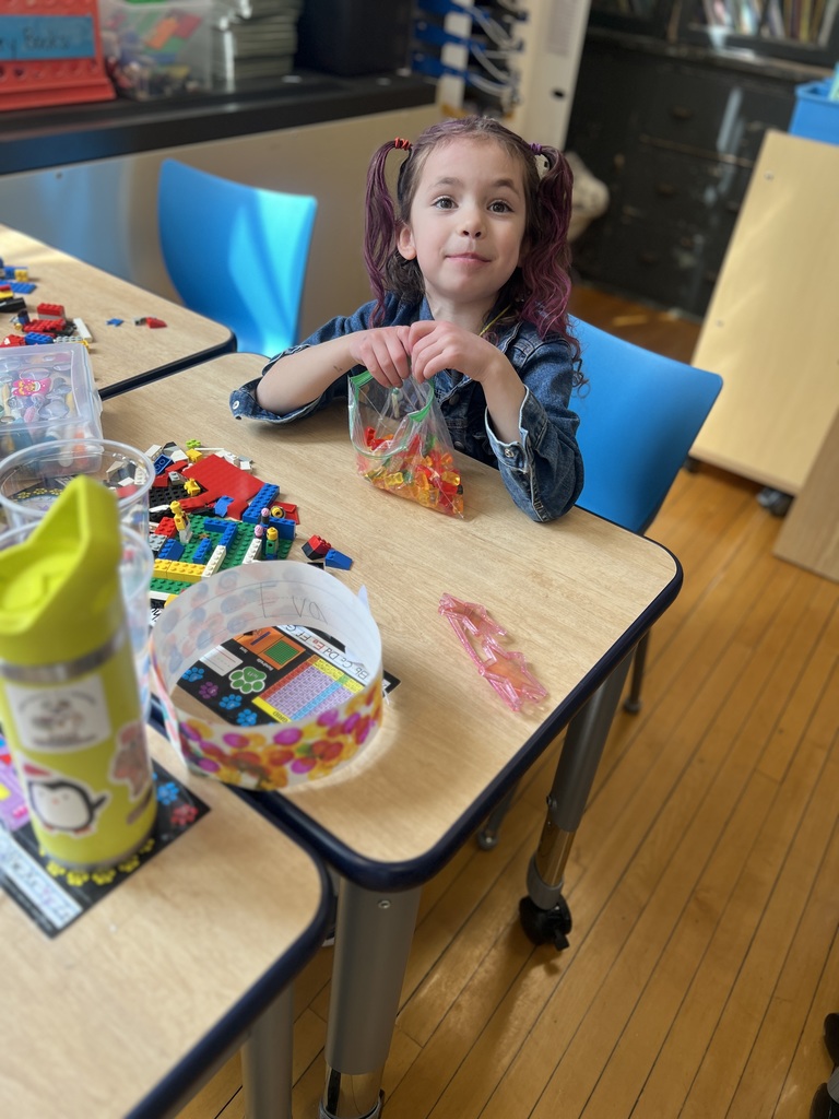 student holding snack bag