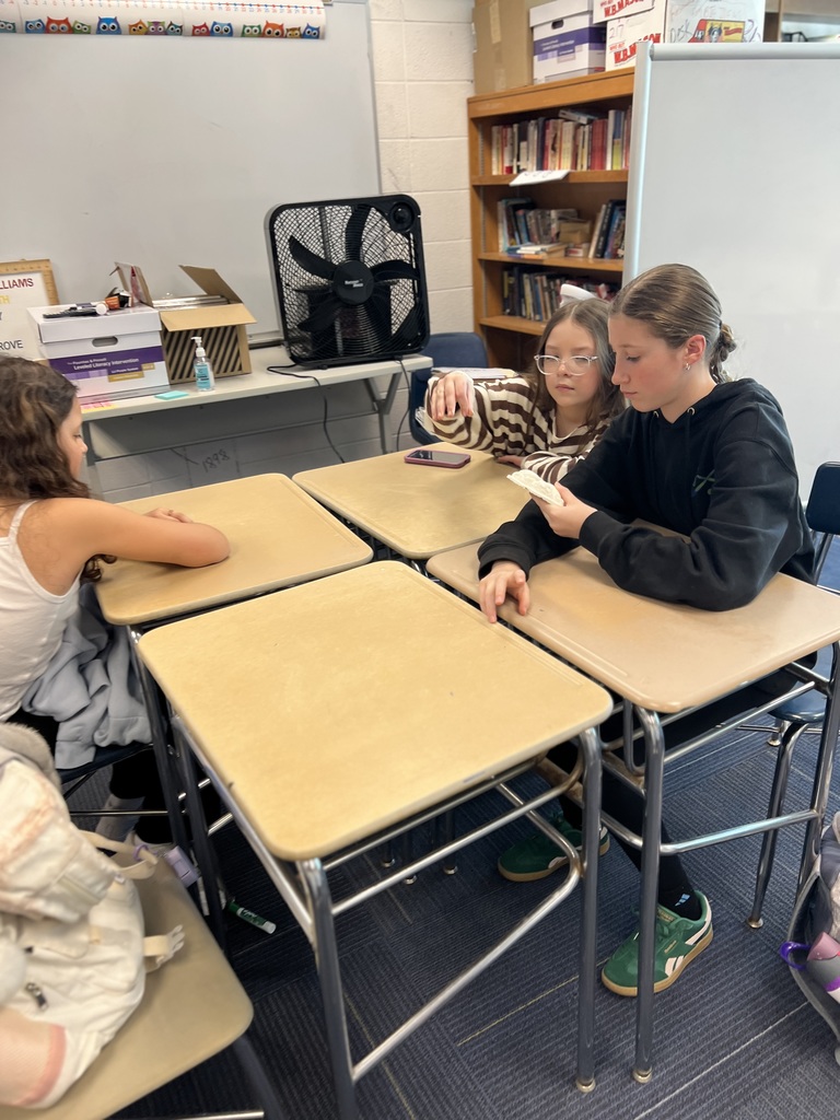 students sitting
