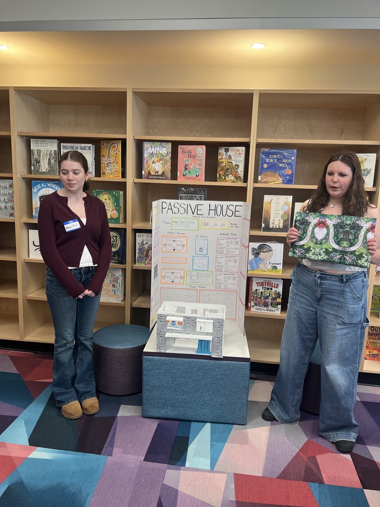 students standing