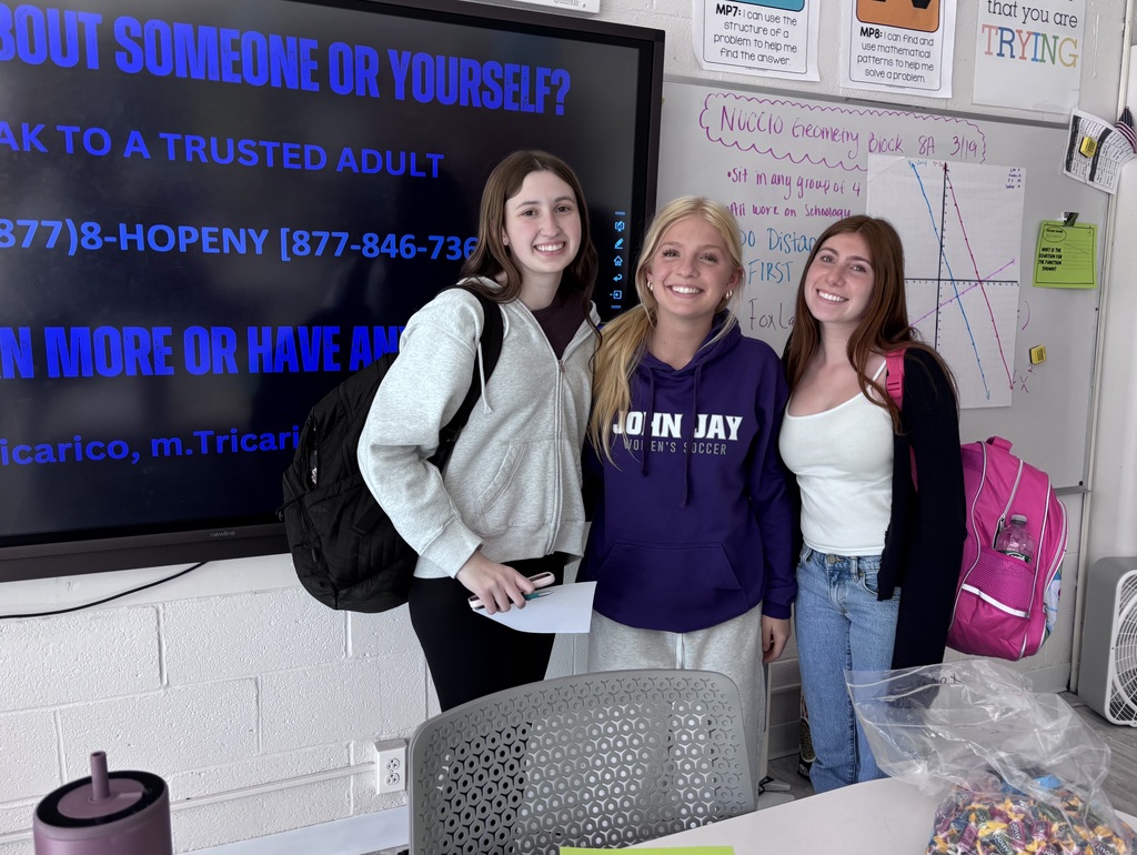 students standing