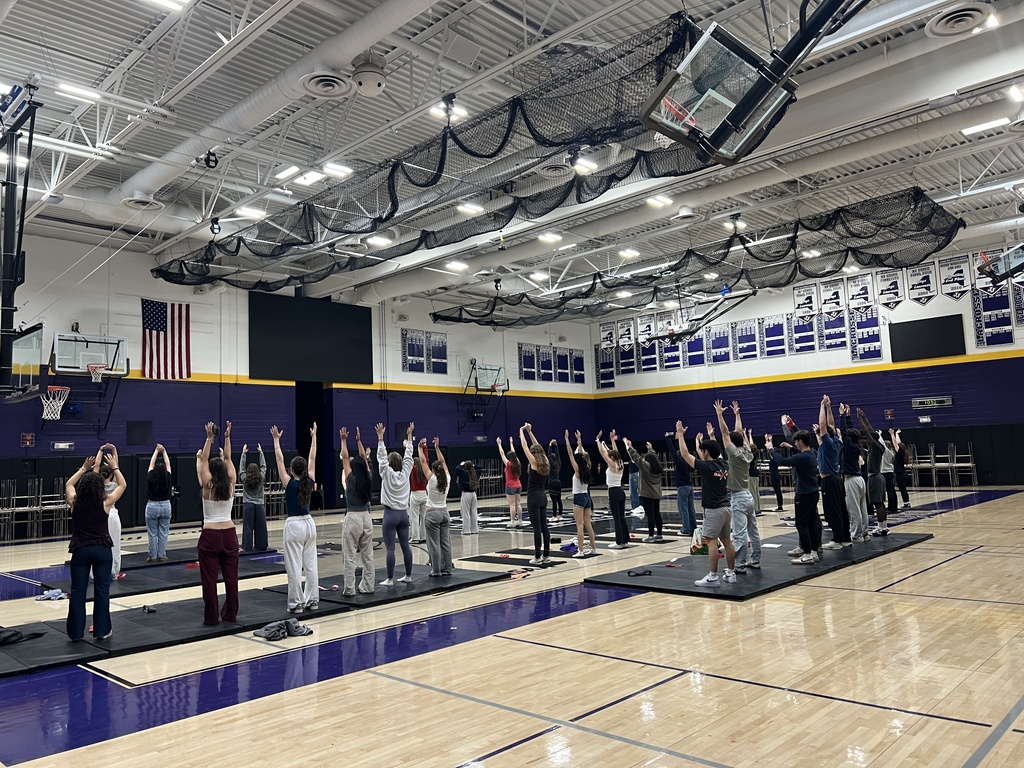 students standing