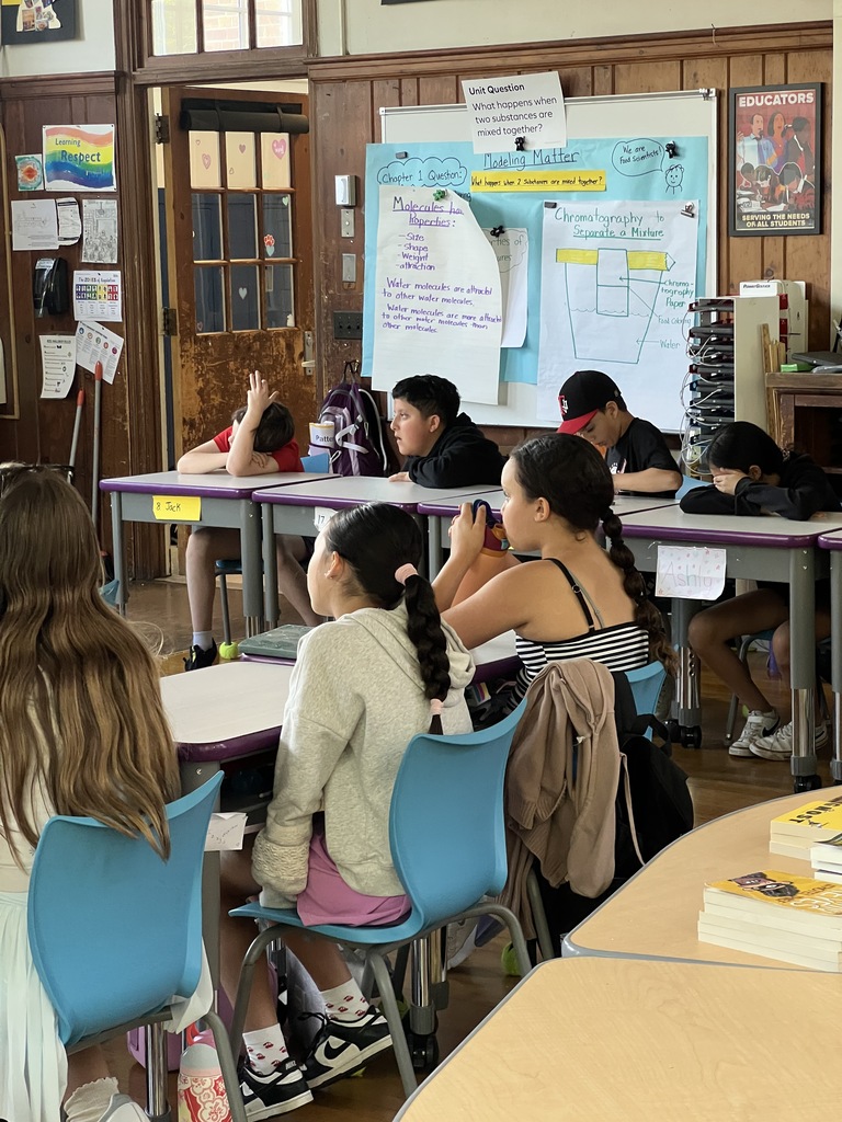 students sitting
