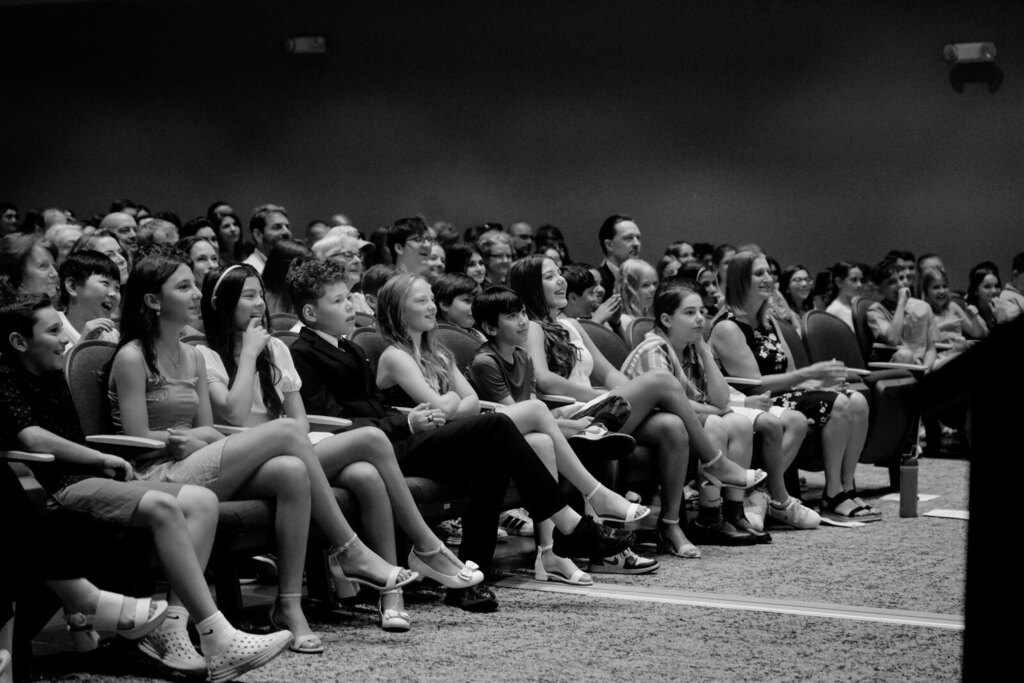 students sitting