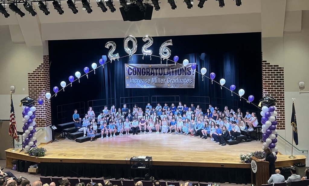 students on stage