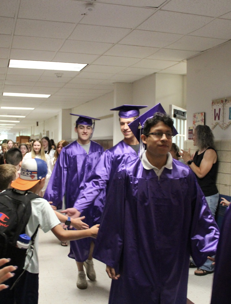students standing