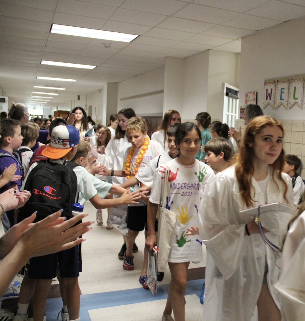 students standing