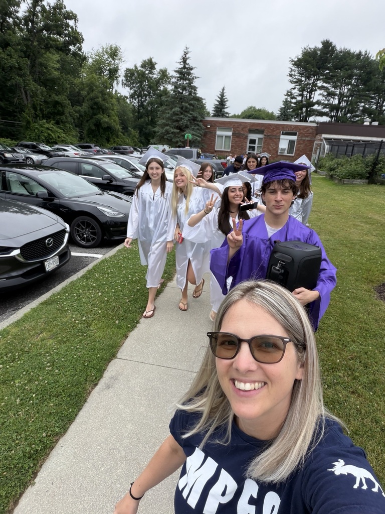 students standing