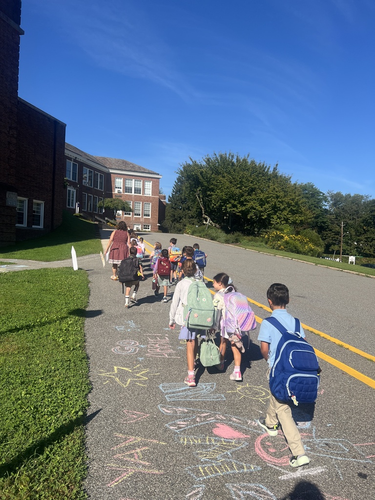 students walking