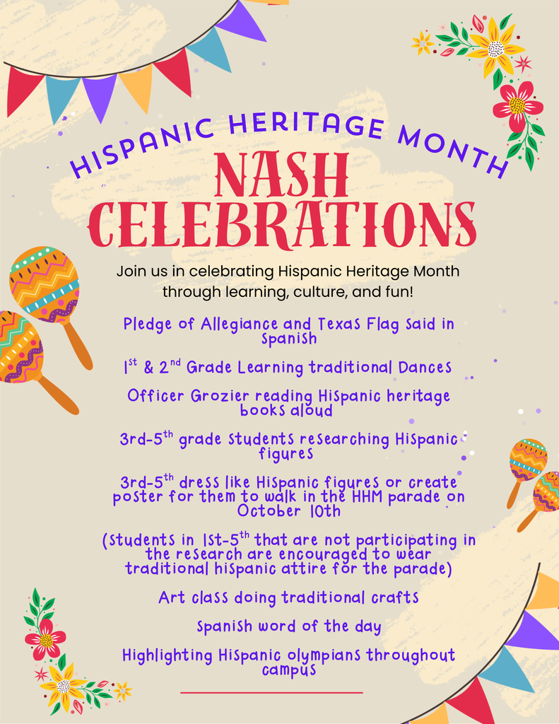 Hispanic Heritage Month Flyer
