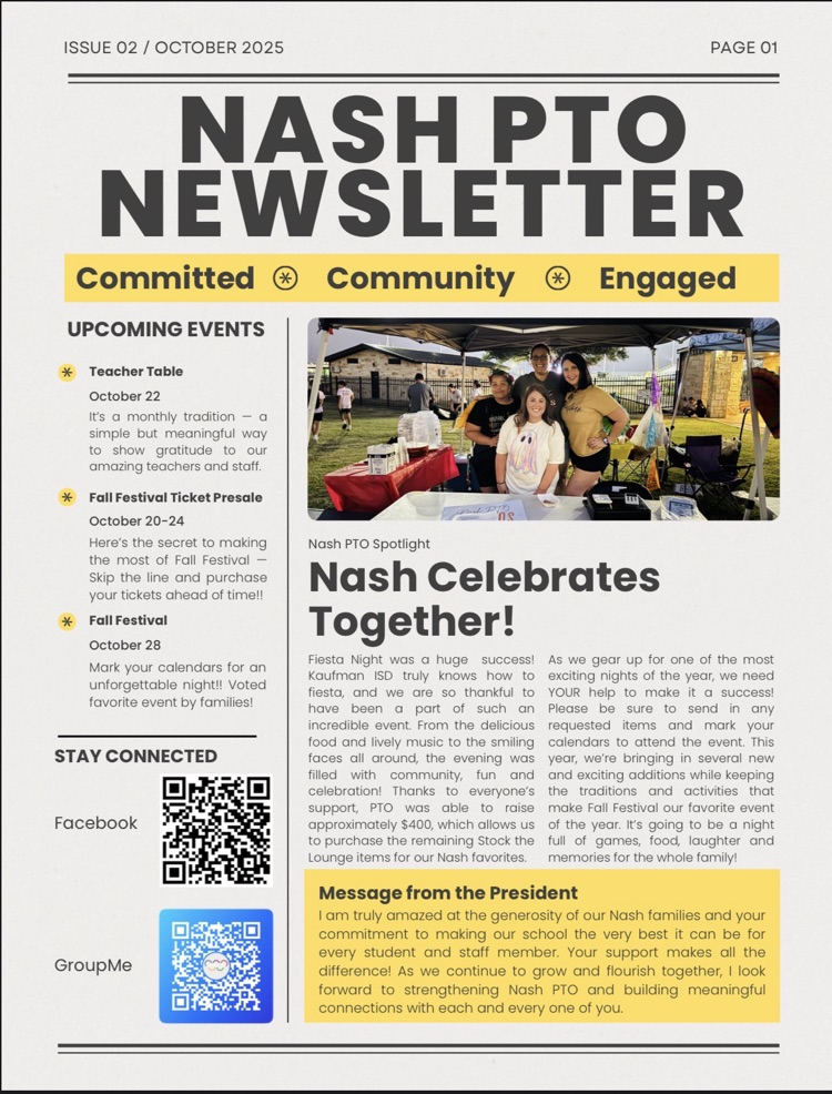 Newsletter from PTO