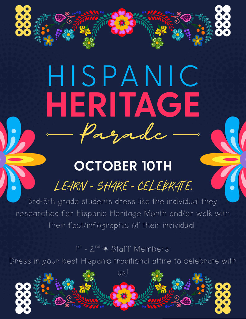 Hispanic Heritage Parade Flyer