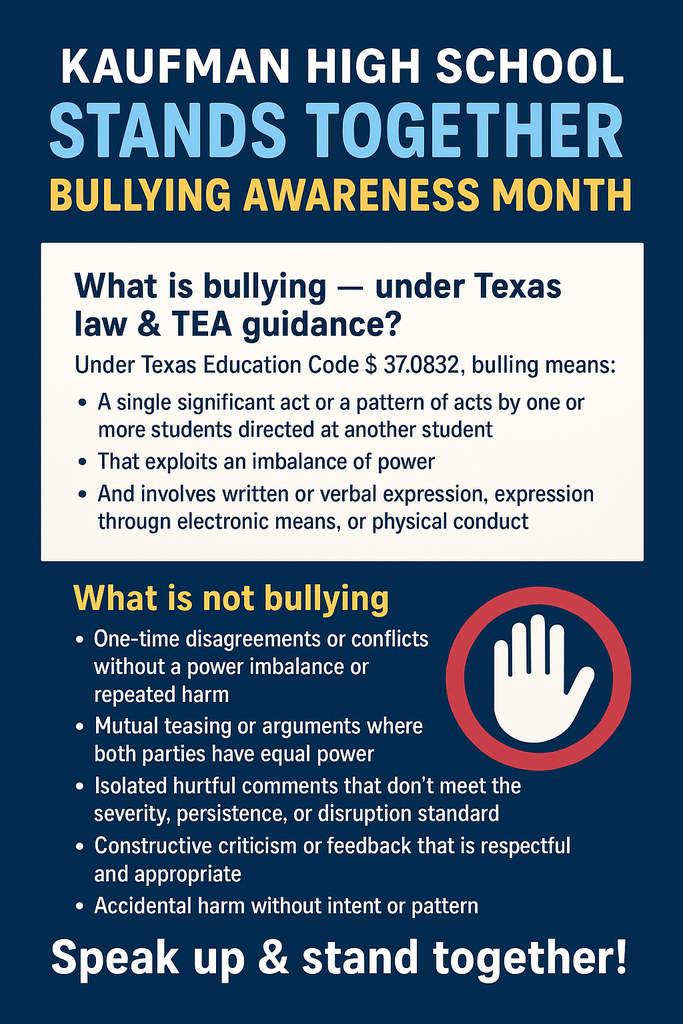 Bullying Awareness Month