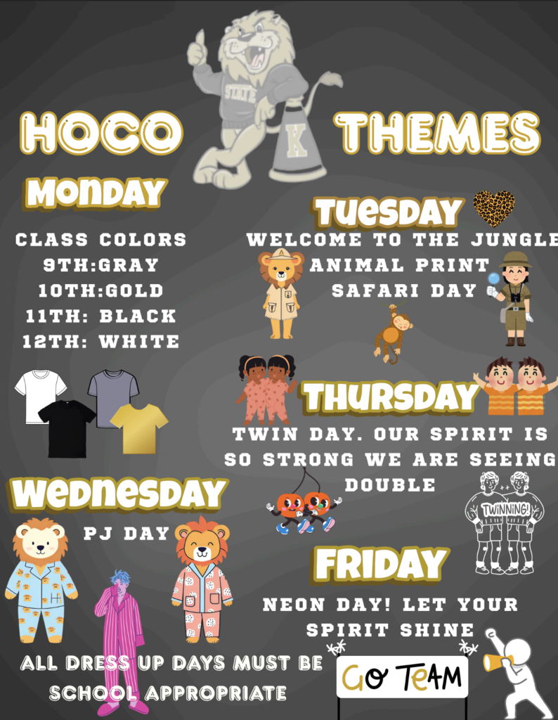 Hoco Theme Days