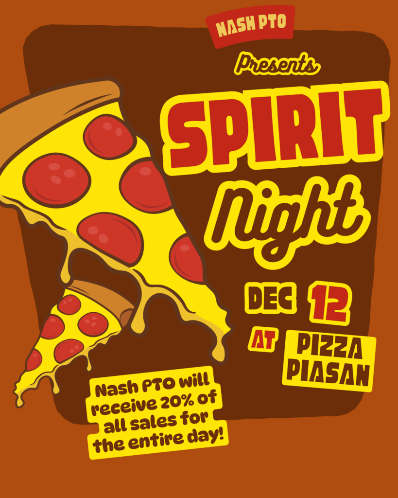 Spirit Night Flyer