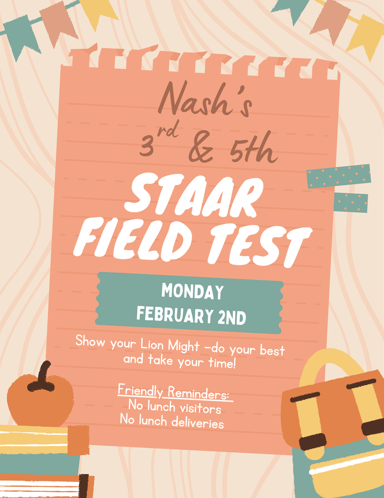 STAAR Field Test Flyer