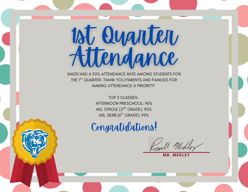 Green Perfect Attendance Award Certificate (1)