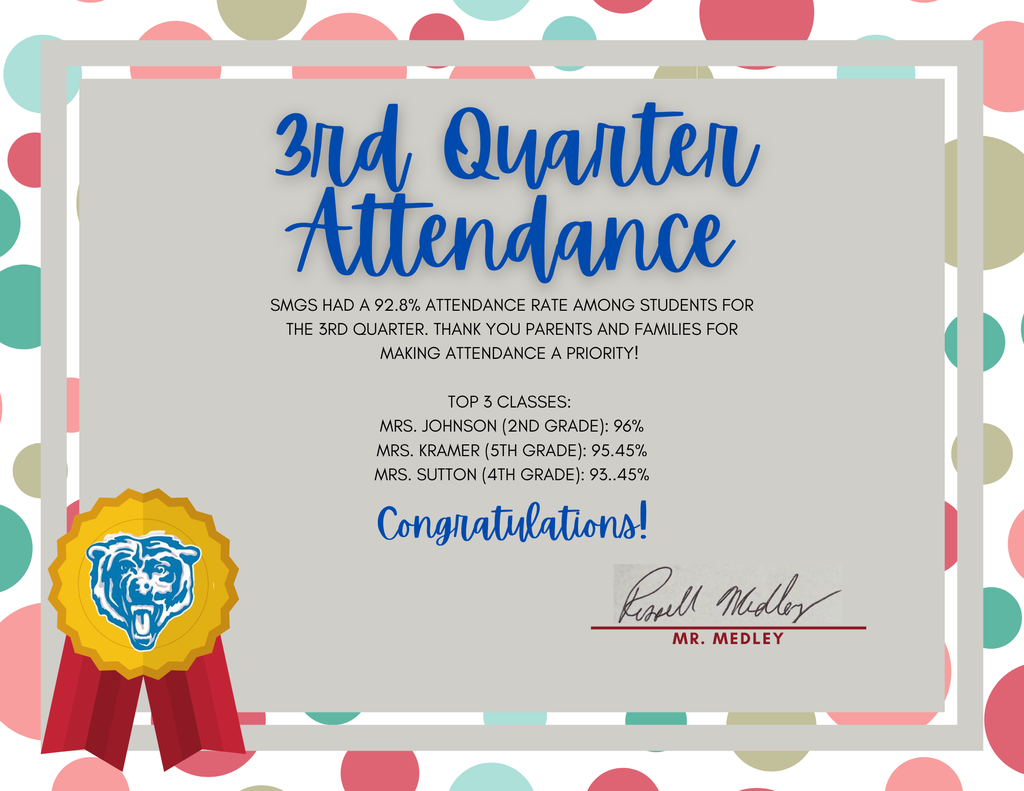 Green Perfect Attendance Award Certificate (2)