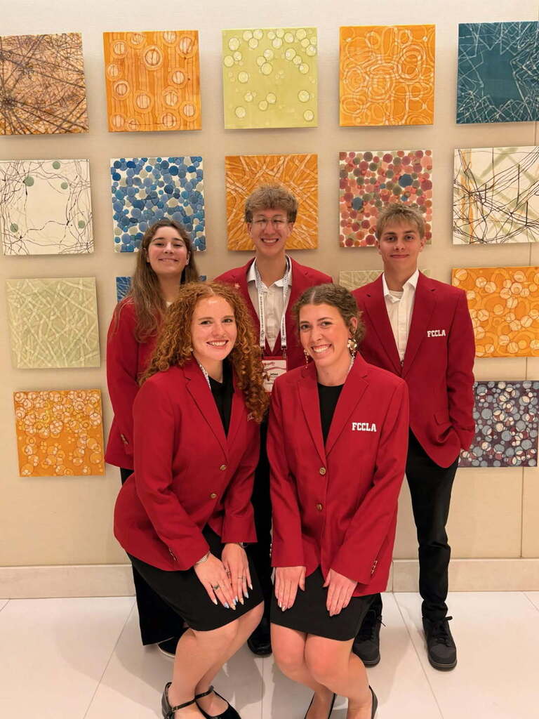 The knowledge bowl team competed for the first time at a National Event