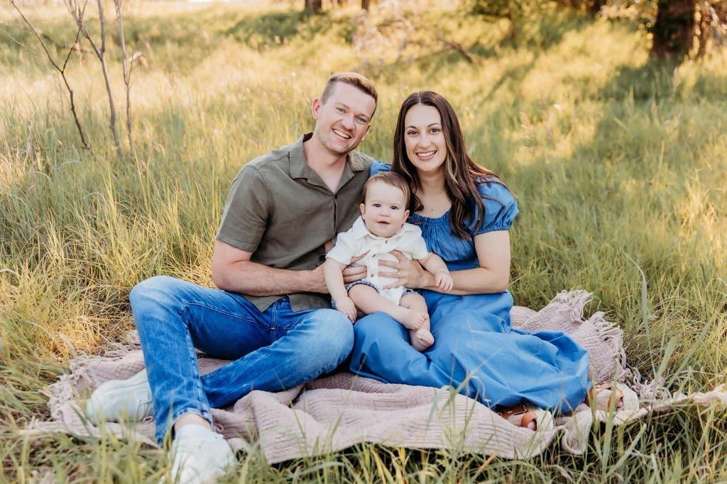 Kyler Stein, SMJSHS AD, and his family