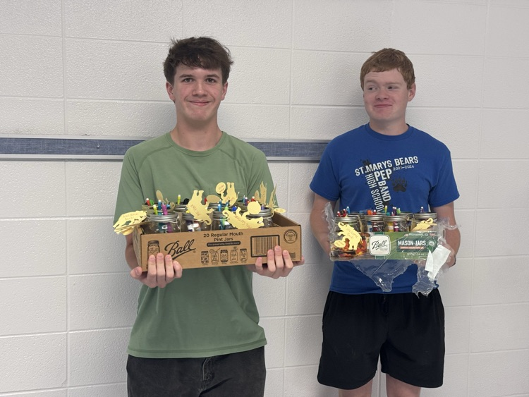 delivering teacher welcome jars