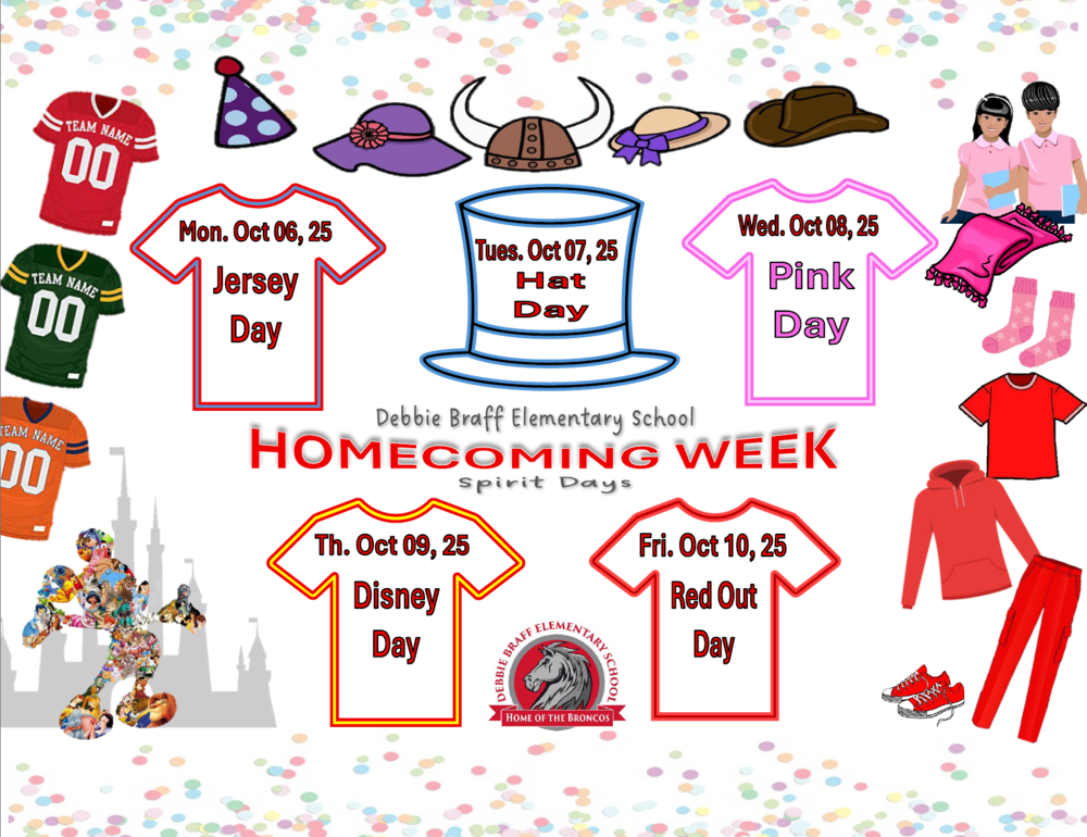 2025 DBES Homecoming Spirit Week
