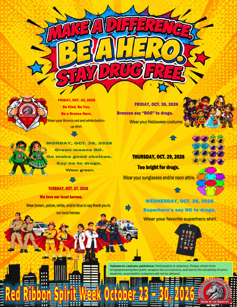 DBES Red Ribbon Spirit Week
