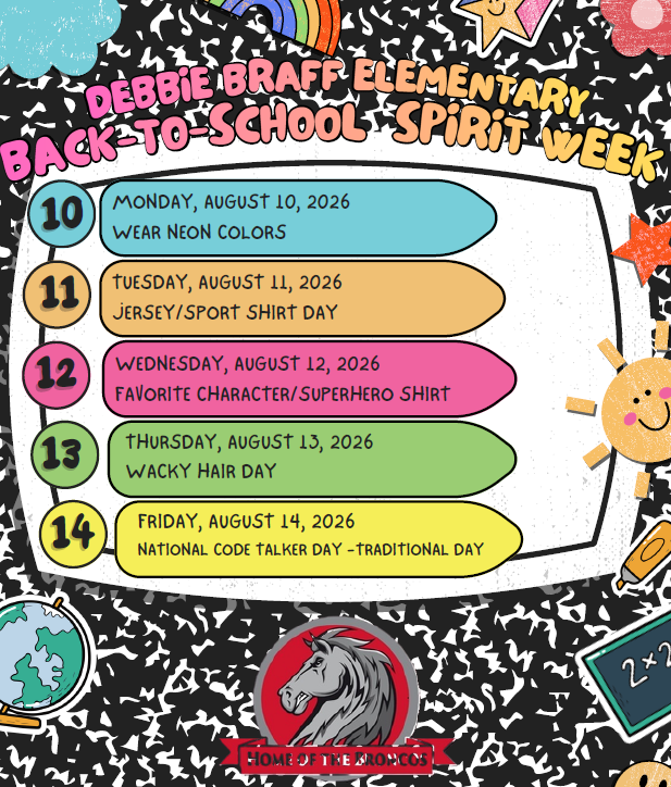 DBES Back to School Spirit Week