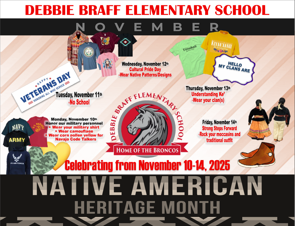 2025 DBES Native American Month, Celebration Week