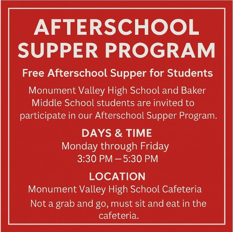 MVHS Announcement